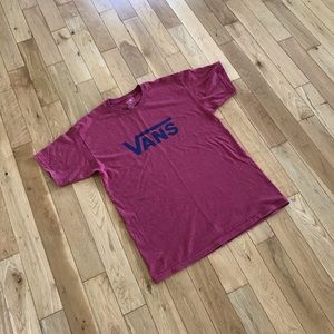Red Vans Tee